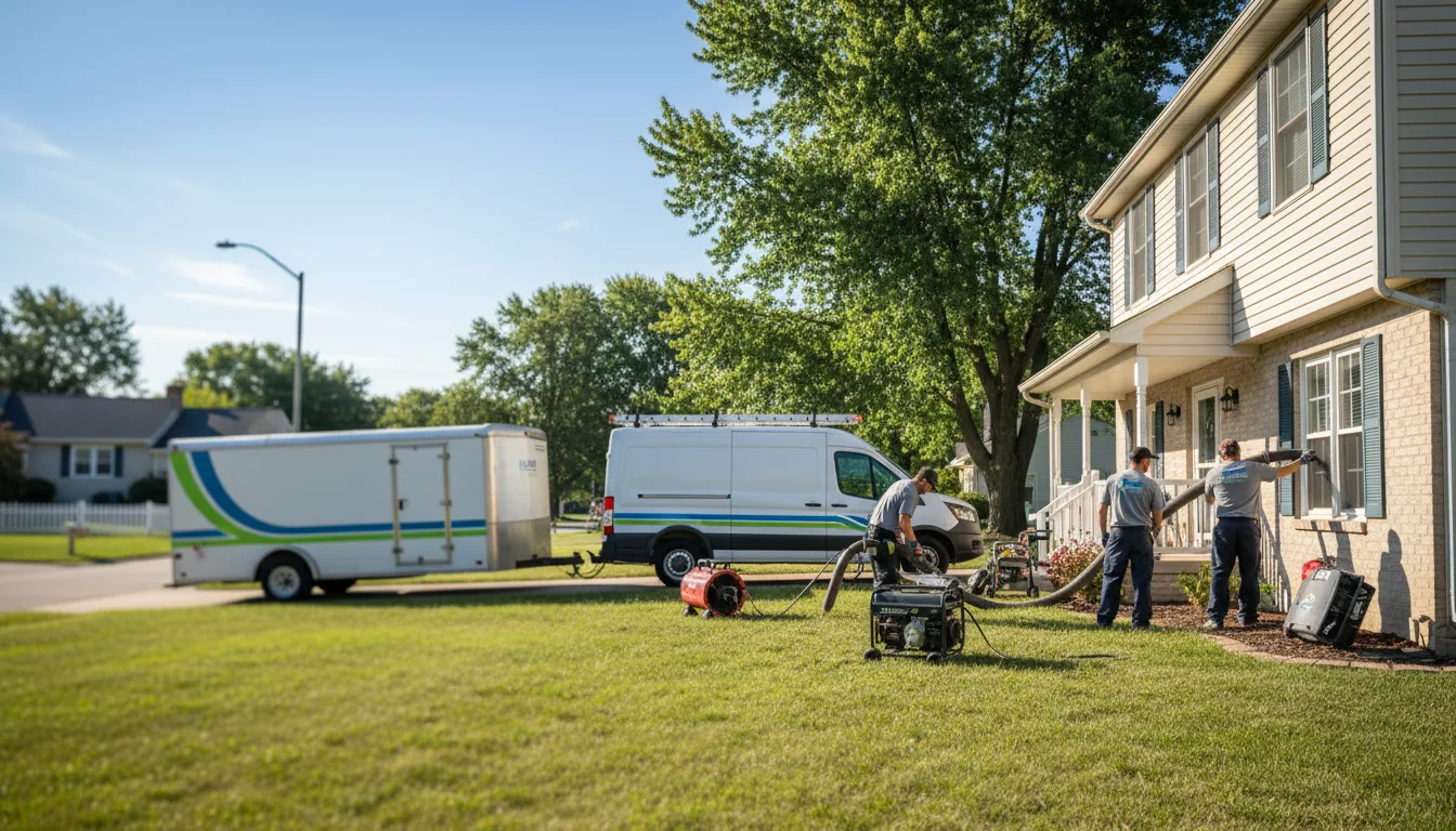 Flooded Basement Restoration And Cleanup With Repair in White Earth, ND near me